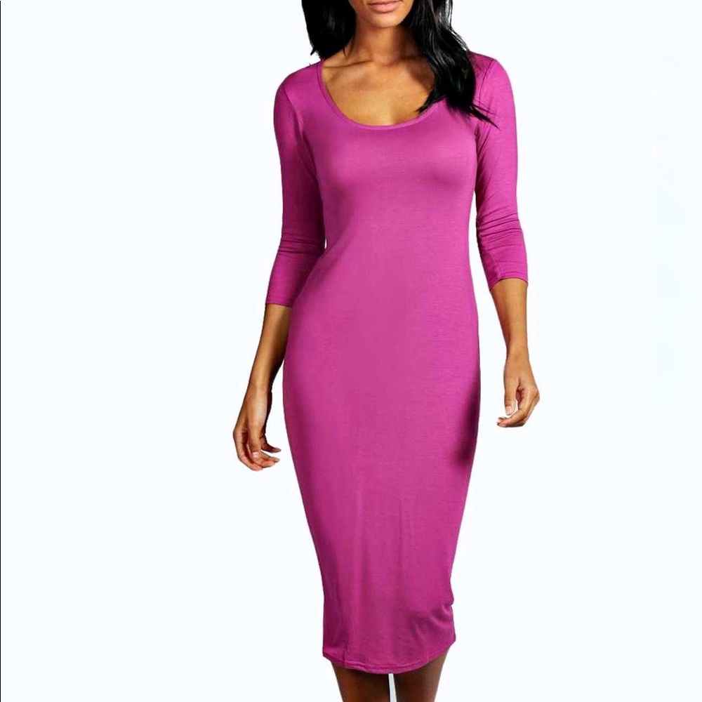 Jersey bodycon midi Dress